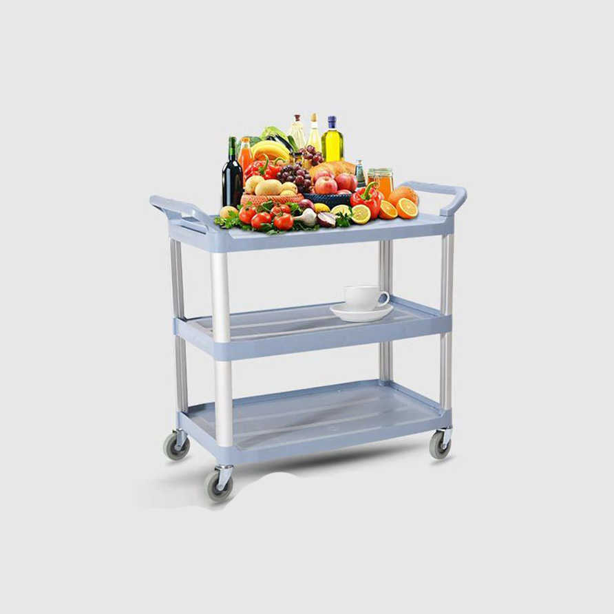Xe đẩy thực phẩm 3 tầng HT-08161 top